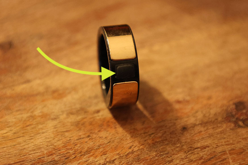 Man sieht die Taste des Circular Rings.